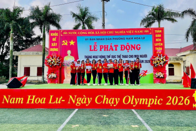 TRƯỜNG MẦM NON NINH PHONG TÍCH CỰC HƯỞNG ỨNG THÁNG HOẠT ĐỘNG THỂ DỤC THỂ THAO CHO MỌI NGƯỜI VÀ NGÀY CHẠY OLYMPIC VÌ SỨC KHỎE TOÀN DÂN
